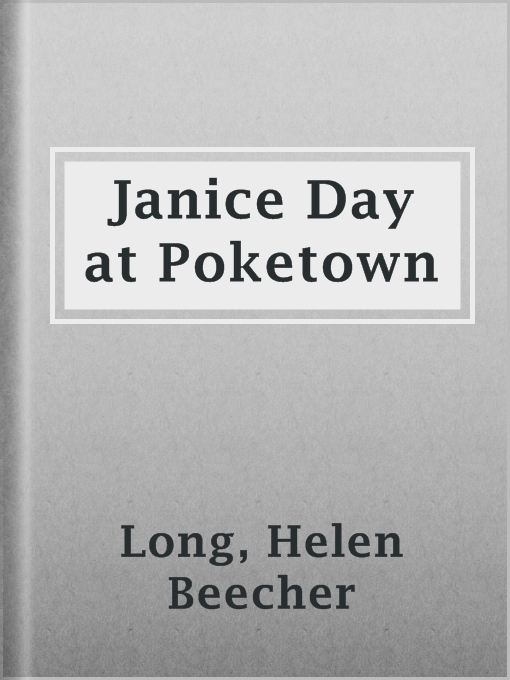 Imagen de portada para Janice Day at Poketown